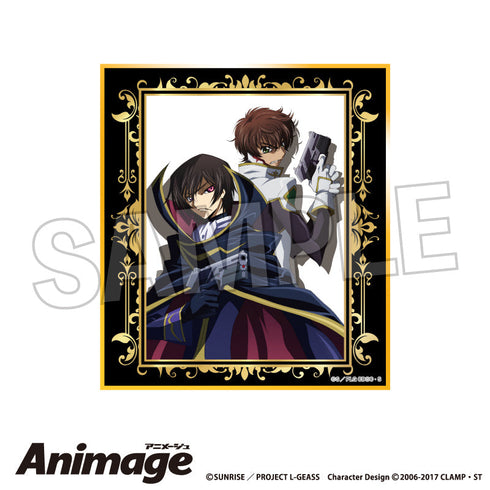 『コードギアス 反逆のルルーシュ』Animageギラギラ色紙 vol.3 F
